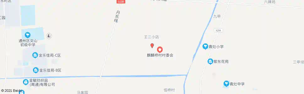 南通麒麟村_公交站地图_南通公交_妙搜公交查询2025