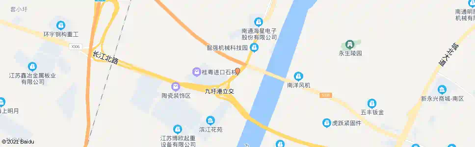 南通沿江公路宁通高速路口_公交站地图_南通公交_妙搜公交查询2025