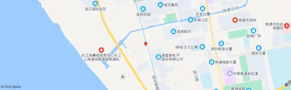 南通跃龙南路世纪大道口南_公交站地图_南通公交_妙搜公交查询2025