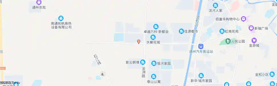 南通新金西路_公交站地图_南通公交_妙搜公交查询2025