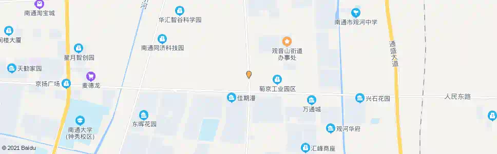 南通通富路人民路口_公交站地图_南通公交_妙搜公交查询2025