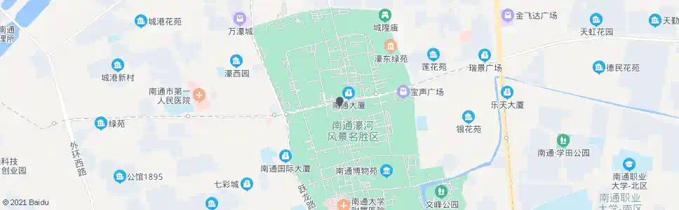 南通南大街_公交站地图_南通公交_妙搜公交查询2025
