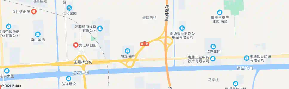 南通兴仁高速路口_公交站地图_南通公交_妙搜公交查询2025