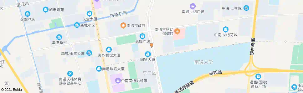 南通跃龙南路崇川路北_公交站地图_南通公交_妙搜公交查询2025