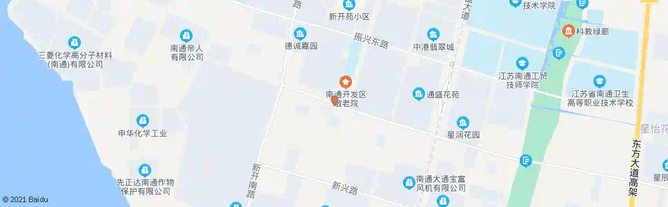 南通新开街办_公交站地图_南通公交_妙搜公交查询2025