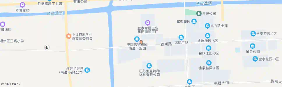 南通锦绣路口_公交站地图_南通公交_妙搜公交查询2025