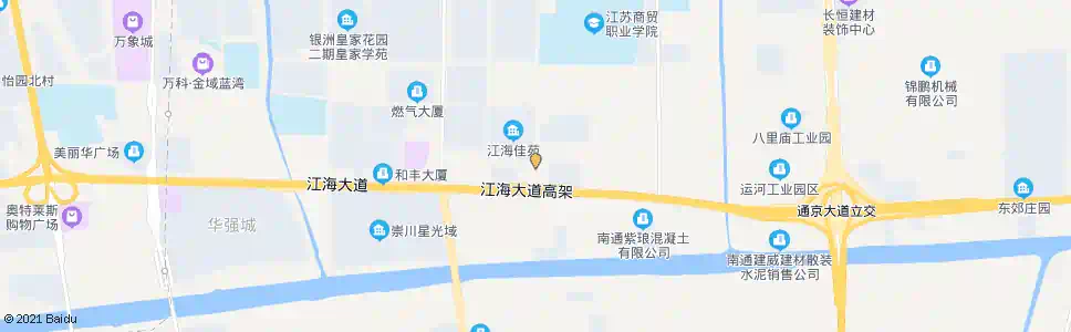 南通秦灶路口_公交站地图_南通公交_妙搜公交查询2025