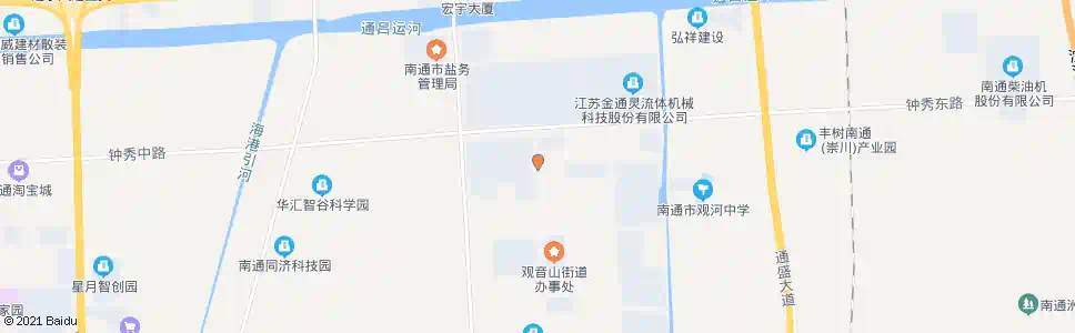 南通胜利路钟秀路南_公交站地图_南通公交_妙搜公交查询2025