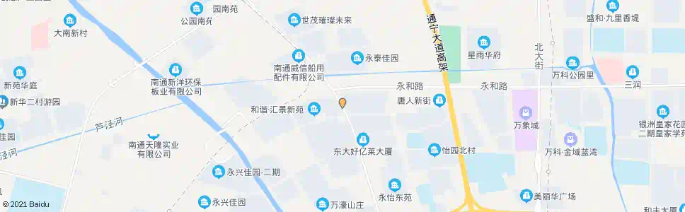 南通汇景新苑_公交站地图_南通公交_妙搜公交查询2025