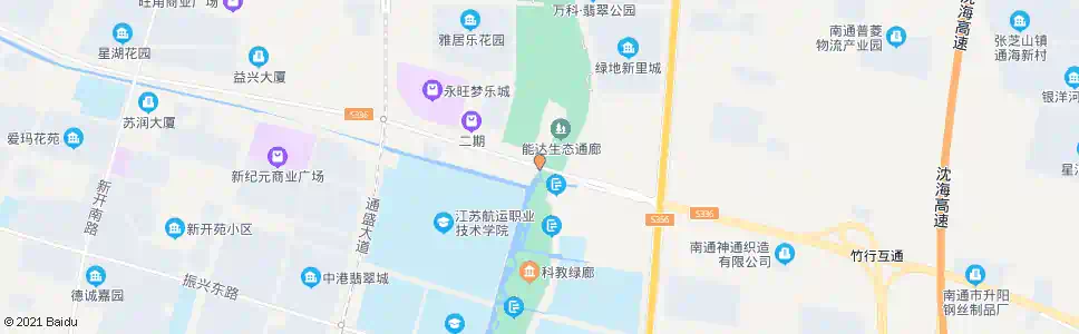 南通师范学校北_公交站地图_南通公交_妙搜公交查询2025