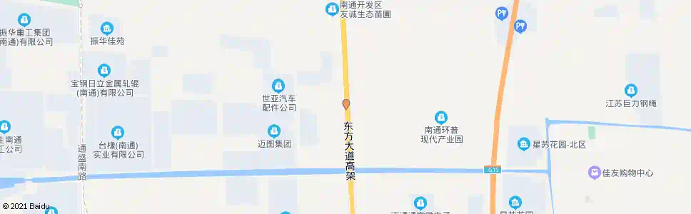 南通东方大道江海路口_公交站地图_南通公交_妙搜公交查询2025