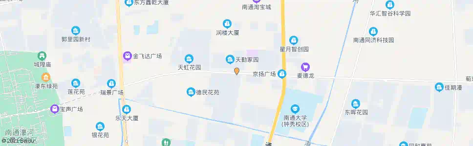 南通东景国际西_公交站地图_南通公交_妙搜公交查询2025