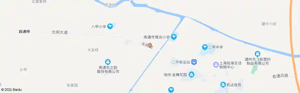 南通新玻园区路口_公交站地图_南通公交_妙搜公交查询2025