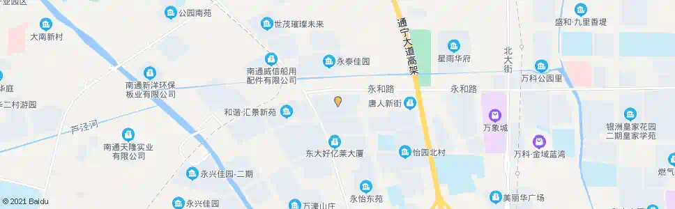 南通盛唐公寓_公交站地图_南通公交_妙搜公交查询2025