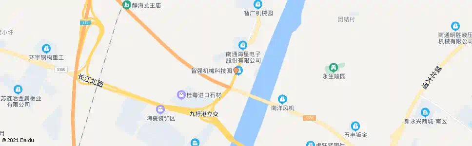 南通九圩港村_公交站地图_南通公交_妙搜公交查询2025