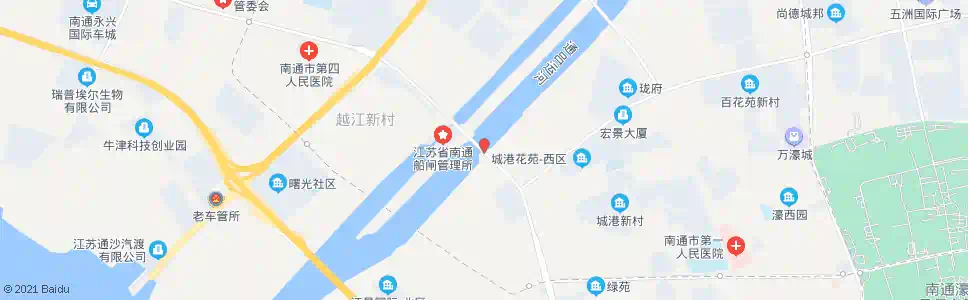 南通节制闸_公交站地图_南通公交_妙搜公交查询2025