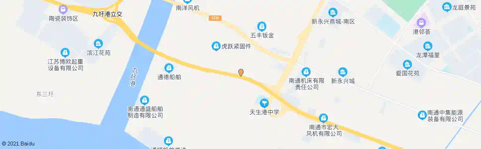 南通天生路长江北路口_公交站地图_南通公交_妙搜公交查询2025