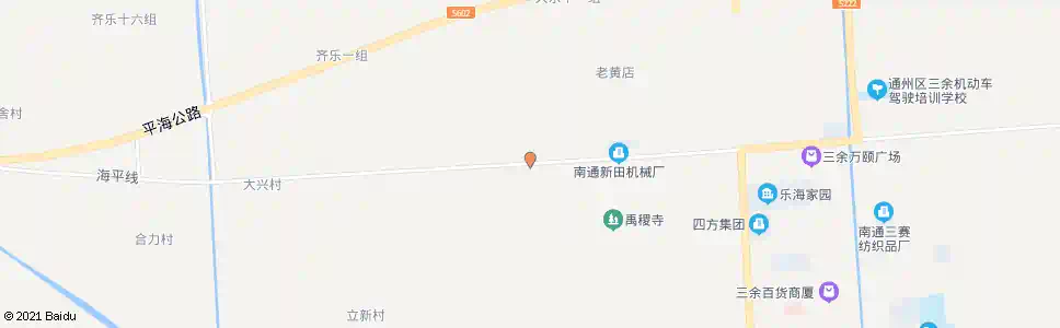 南通广运村村部_公交站地图_南通公交_妙搜公交查询2025