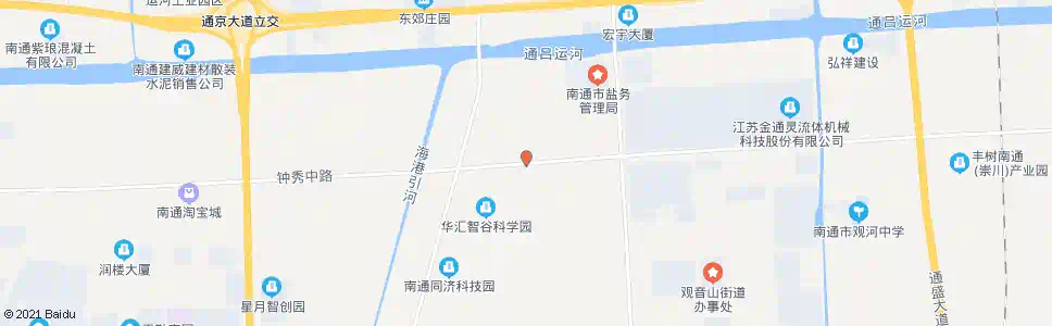 南通钟秀路世伦路口_公交站地图_南通公交_妙搜公交查询2025