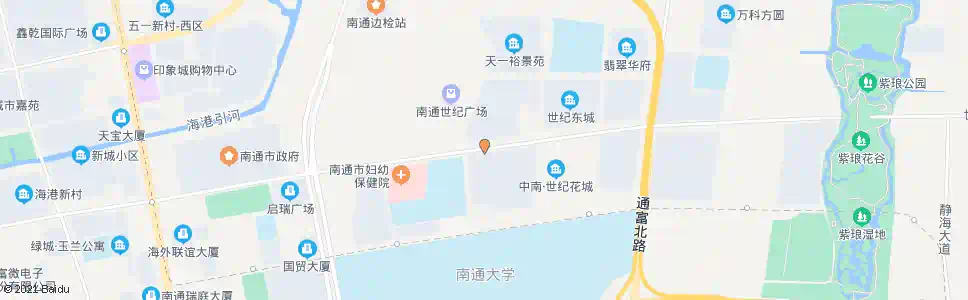 南通世纪新城_公交站地图_南通公交_妙搜公交查询2025