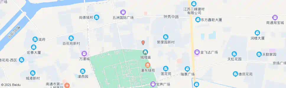 南通濠滨花园_公交站地图_南通公交_妙搜公交查询2025