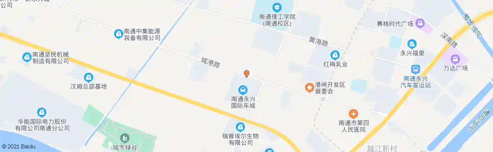 南通永兴车城_公交站地图_南通公交_妙搜公交查询2025