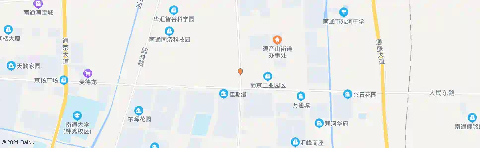 南通五甲人民路口_公交站地图_南通公交_妙搜公交查询2025