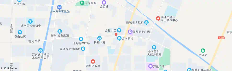 南通锦绣花苑_公交站地图_南通公交_妙搜公交查询2025