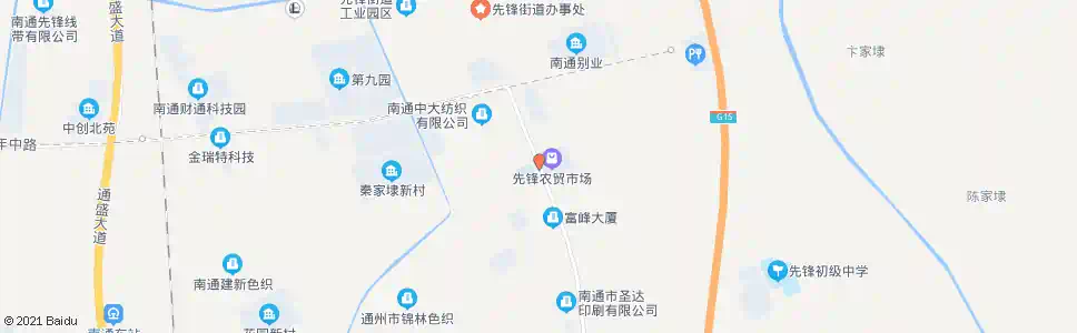 南通先锋幼儿园_公交站地图_南通公交_妙搜公交查询2025