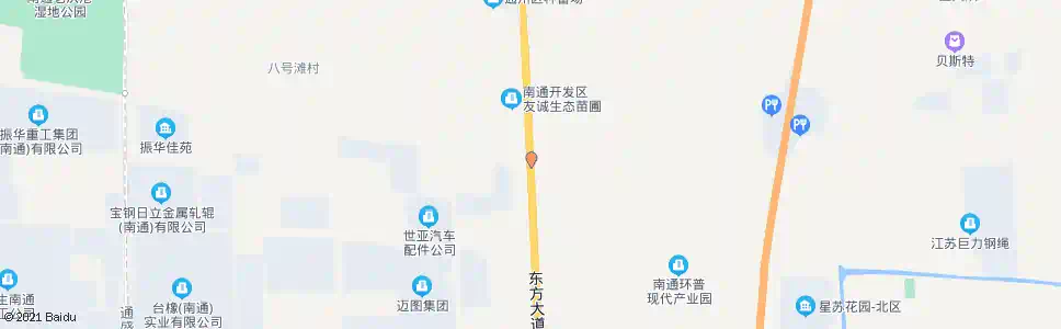 南通东方大道江韵路口_公交站地图_南通公交_妙搜公交查询2025