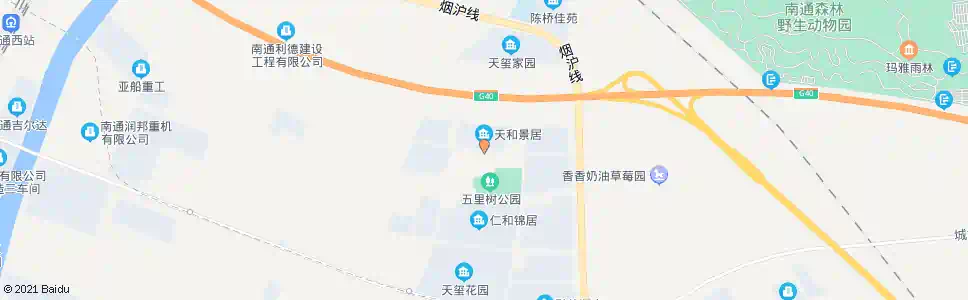 南通天和景居南_公交站地图_南通公交_妙搜公交查询2025
