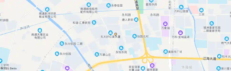 南通怡居苑_公交站地图_南通公交_妙搜公交查询2025