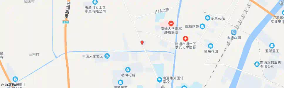 南通化工厂路口_公交站地图_南通公交_妙搜公交查询2025