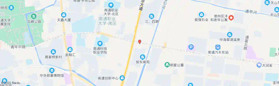 南通青年路通京大道东_公交站地图_南通公交_妙搜公交查询2025