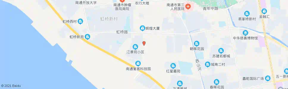 南通姚港路虹桥路南_公交站地图_南通公交_妙搜公交查询2025