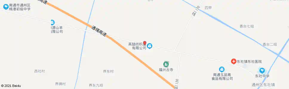 南通七甲路口_公交站地图_南通公交_妙搜公交查询2025