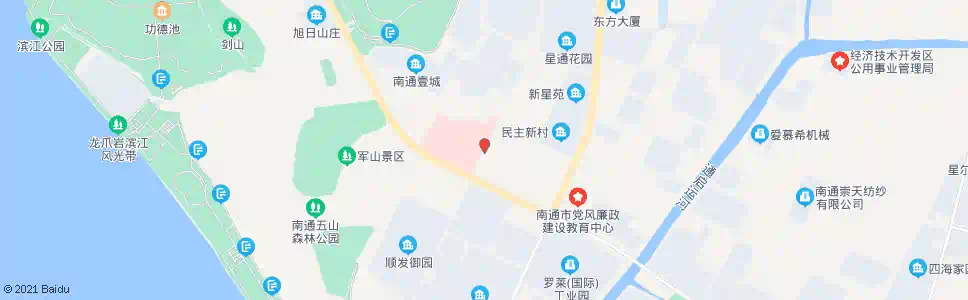 南通园林路常青路西_公交站地图_南通公交_妙搜公交查询2025