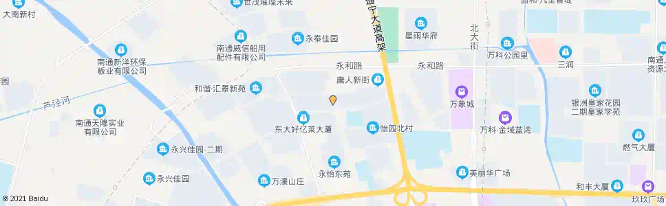 南通怡居北苑_公交站地图_南通公交_妙搜公交查询2025