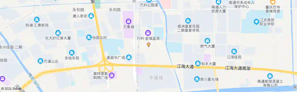 南通嘉御龙庭小区_公交站地图_南通公交_妙搜公交查询2025