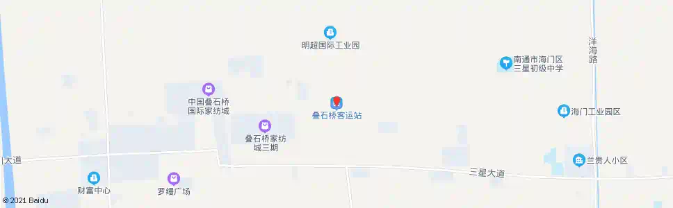 南通叠石桥_公交站地图_南通公交_妙搜公交查询2025