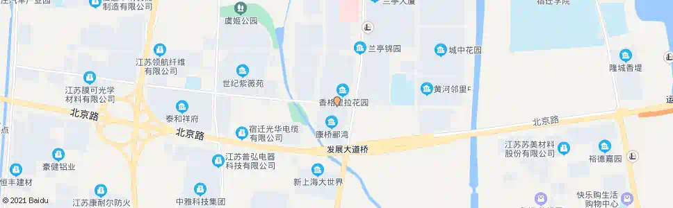 宿迁香格里拉南门_公交站地图_宿迁公交_妙搜公交查询2025