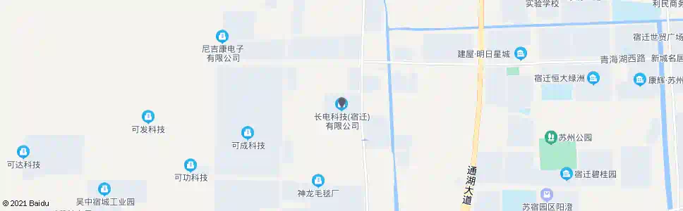宿迁长电科技_公交站地图_宿迁公交_妙搜公交查询2025