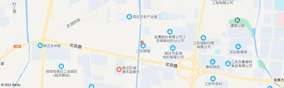 宿迁辉煌彩钢_公交站地图_宿迁公交_妙搜公交查询2025