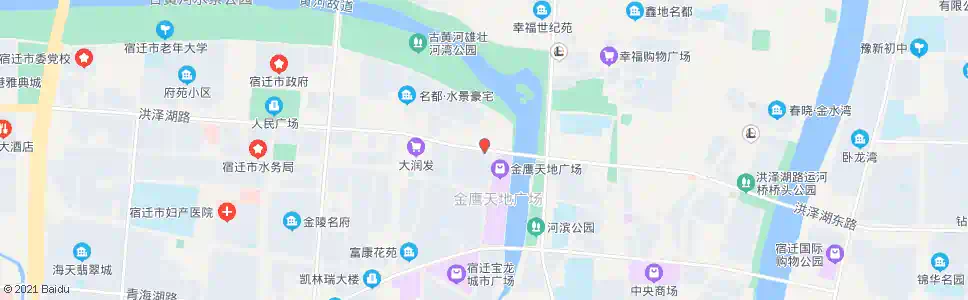 宿迁金鹰国际_公交站地图_宿迁公交_妙搜公交查询2025