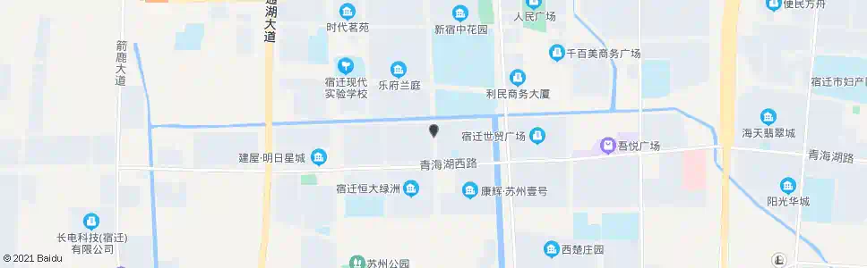 宿迁江南水岸_公交站地图_宿迁公交_妙搜公交查询2025