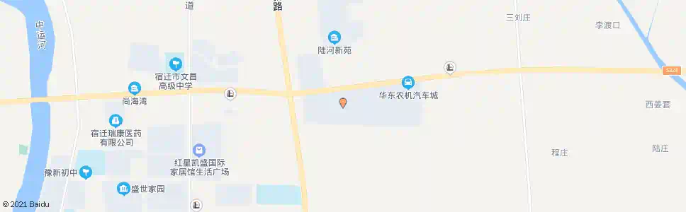 宿迁华东农业大市场_公交站地图_宿迁公交_妙搜公交查询2025