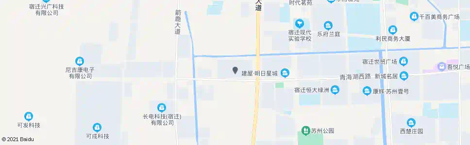 宿迁苏宿工业园区管委会_公交站地图_宿迁公交_妙搜公交查询2025