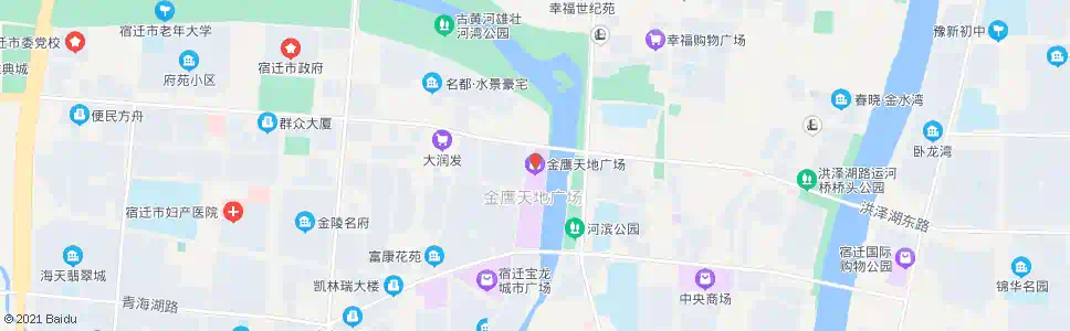 宿迁金鹰天地_公交站地图_宿迁公交_妙搜公交查询2025