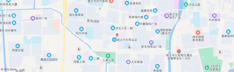 宿迁宿迁汽车客运站东门_公交站地图_宿迁公交_妙搜公交查询2025