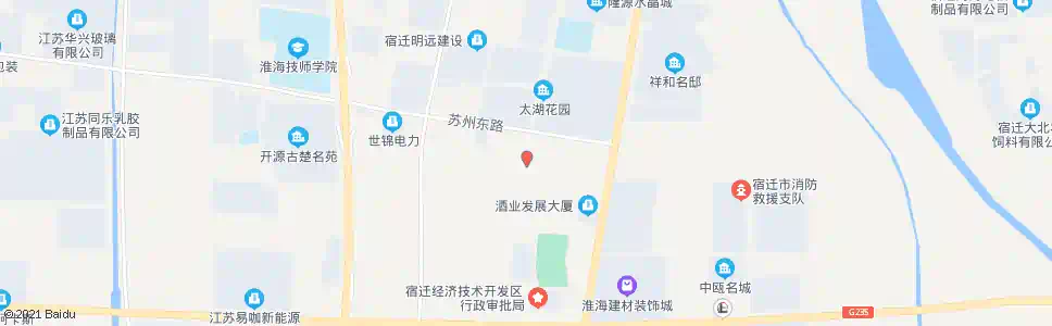 宿迁光前变电所_公交站地图_宿迁公交_妙搜公交查询2025